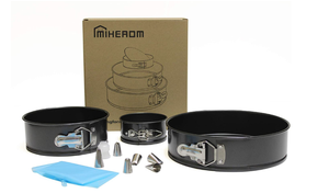 Forno a tenuta stagna con fondo rimovibile antiaderente, teglia a forma di molla Premium con fondo rimovibile per <span class=keywords><strong>torte</strong></span> da forno - Product Image 2