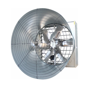 Ventilateur axial à lame en acier inoxydable de 1380 mm (50 pouces) à embouchure conique, montage mural, pour l'évacuation des gaz <span class=keywords><strong>d</strong></span>'élevage de volailles - Product Image 1