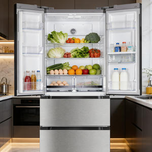 Réfrigérateur domestique <span class=keywords><strong>multi</strong></span>-portes à air frigorifique, sans givre, à technologie Inverter, silencieux, capacité 510L - Product Image 4