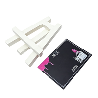 Tableau noir en MDF pour comptoir, cadre épaissi, logo personnalisé imprimé UV, mini tableau noir de bureau pour la décoration de bar, café, table