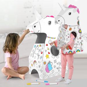 Juguete Creativo de Pintura 3D, Manualidades, Pintura en Cartón <span class=keywords><strong>para</strong></span> <span class=keywords><strong>Colorear</strong></span> <span class=keywords><strong>Animales</strong></span>, Unicornio, Juguete de Dibujo <span class=keywords><strong>para</strong></span> Niños - Product Image 2