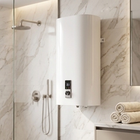 Chauffe-eau électrique vertical 30L, réservoir émaillé mural, contrôle électronique de la température pour hôtels et maisons