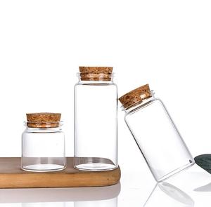 Vente en gros de tubes à essai en verre transparent de 12 ml, 20 ml, 25 ml, 30 ml, 50 ml, 60 ml avec <span class=keywords><strong>bouchon</strong></span> en liège ou <span class=keywords><strong>bouchon</strong></span> hermétique - Product Image 2
