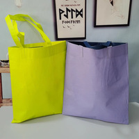 Sac de courses et cadeaux portable grande capacité en tissu RPET Lixin, imperméable, recyclable, écologique et coloré SX-568