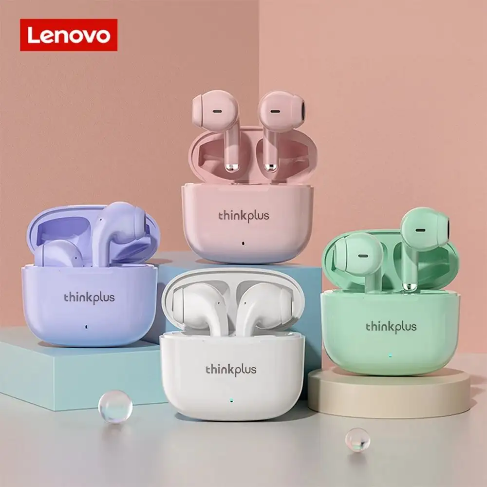 Original Lenovo Lp40 TWS Earphones Earbuds Wireless Bluetooth Charging Box 9D Stereo Waterproof Headsets With Noise Cancelling