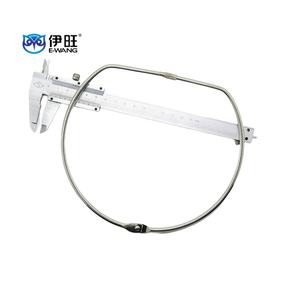 EWANG Metal Iron Silver Key <b>Ring</b> Holder Screw Lock D Shaped <b>Rings</b> - Product Image 3