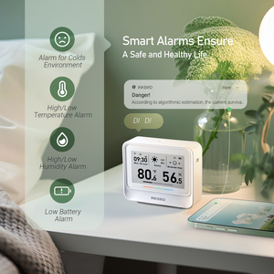 Monitor de Temperatura y Humedad Interior INKBIRD IBS-TH5 WiFi 8 en 1, Pantalla de 3.71 Pulgadas, Batería de 2000 mAh, Portátil para Hogar, Bodega, Incubadora - Product Image 6