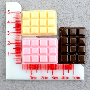 Miniatures de chocolat mignonnes pour maison de poupée, aliments miniatures pour la décoration de gâteaux DIY, accessoires de photographie - Product Image 6