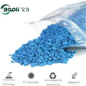 Dalles de sol en caoutchouc EPDM écologiques, antistatiques et antidérapantes pour pistes extérieures, terrains de jeux et tapis de protection en caoutchouc pour gymnases - Product Image 4