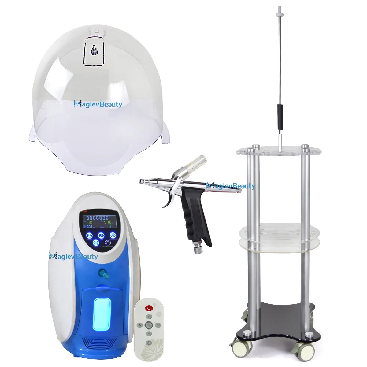 Korea O2toDerm Oxygen Dome Facial Machine Jet Peel Face Oxigen Therapy Mask Dome Whitening Otoderm Oxygen Jet Spray O2toDerm