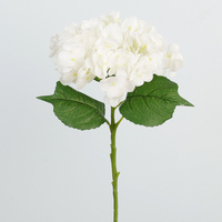 Bunga Real Touch Besar Bunga Buatan Realistis Hydrangea Buatan untuk Dekorasi Meja Ruang Tamu Pesta Keluarga Kantor