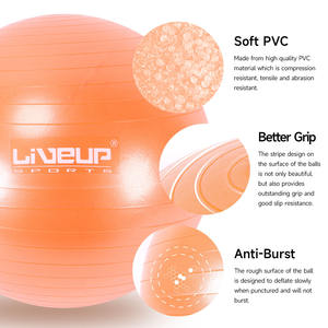 <span class=keywords><strong>Yoga</strong></span> 65cm d'OEM de stabilité de boule de gymnastique d'équilibre de PVC suisse avec le ballon d'exercice de pompe - Product Image 2