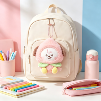Porte-clés en peluche OEM ODM personnalisé, série peau foncée, style BTS Busan Limited, pour collection, cadeau, décoration