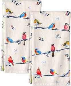 Large Square Custom Printed Cotton <b>Kitchen</b> Personalized Soft Absorbent Dish <b>Hand</b> <b>Towels</b> - Product Image 1