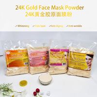 Masque Facial en Poudre Active Gold Soft - Poudre de Masque Facial à l'Or - Hydratant, Nourrissant - Paquet de 1000 Grammes