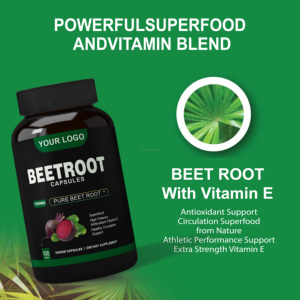 Ausreson Health Care Antioxidante Cápsulas de remolacha Suplemento concentrado Cápsula de extracto de raíz de remolacha - Product Image 5