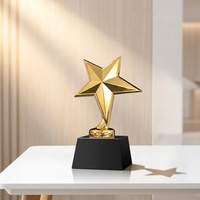 Trophée sportif en cristal décoratif de haute qualité, gravé au laser, avec base noire, marque HDW, 7*15cm, boîte cadeau pour événement de marque