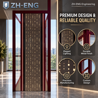 Porte d'entrée d'ascenseur en verre et acier inoxydable sur mesure de qualité supérieure avec design LED pour hôtel, villa et bâtiment commercial