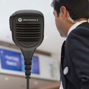 Walkie-talkie handheld noise-canceling <b>speaker</b> <b>microphone</b> Motorola PMMN4071A for DP2600e DP2400e DP3441e R5 two-way radios - Product Image 1