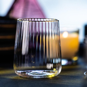 Samyo tùy chỉnh tay thổi gân Whisky nước trái cây nước Highball cốc thủy tinh uống Kính - Product Image 4