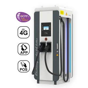 Hongjiali CCS GBT DC Output Credit Card Payment Fast Charger For Electric Vehicle 40kw 150kw 180kw EV Charger Station