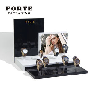 FORTE PACKAGING Ensemble de présentoirs à bijoux en bois pour <span class=keywords><strong>piano</strong></span> Plateau de montre Porte-anneau Présentoir à bijoux Porte-montre Présentoir - Product Image 1