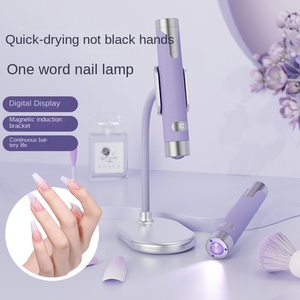 Lampe à ongles en Gel portable de luxe Pu forte puissance 800MAH stockage en gros batterie Ai capteur Uv Led lampe à ongles avec support - Product Image 2