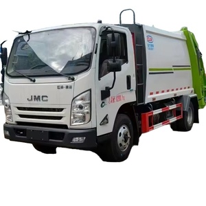 Camión Recolector de Basura Diésel JMC de 8m3 con Nueva Transmisión Manual, Estándar de Emisiones Euro 5, 8200kg de Peso Bruto Vehicular, Precio de Fábrica - Product Image 1