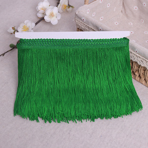 Đầy màu sắc 20cm rộng rìa <span class=keywords><strong>TRIM</strong></span> ren Polyester fibre Tua Tua cho quần áo phụ kiện - Product Image 4