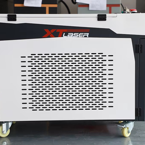 Soudeuse <span class=keywords><strong>laser</strong></span> à fibre <span class=keywords><strong>CNC</strong></span> 4 en 1 1500W, état neuf, moteur servo Inovance pour la soudure, le nettoyage et la découpe de tôles métalliques en aluminium - Product Image 1