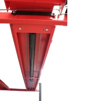 Ascenseur de stationnement de voiture hydraulique à double cylindre à quatre poteaux double largeur pour 4 voitures avec certification CE et capacité de 3,6 T
