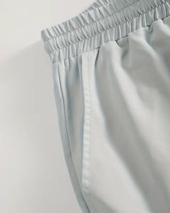 Özel logo erkekler's eşofman rahat gevşek artı boyutu kısa kollu düğme gömlek şort 2 adet Jogger takım rahat kısa erkekler için Set - Product Image 4