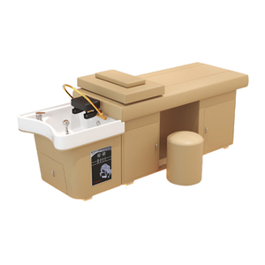 Chaise de lavage moderne pour salon de coiffure avec design imperméable, structure en <span class=keywords><strong>bois</strong></span> durable et caractéristiques écologiques pour usage commercial - Product Image 4