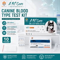Einstufiger Hunde-Blutgruppen-Testkarte DEA 1.1 Schneller 2-Minuten-Ergebnis-Test für Hundebluttransfusionen