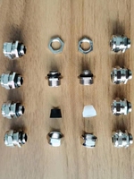 Conectores de Tornillo Hexagonales Metálicos Impermeables M3-M12 para Sensores, Suministro Directo de Fábrica, Envío de Muestra Gratuita