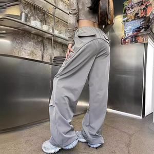 Nuovi pantaloni estivi da bambino e ragazza pantaloni larghi larghi da donna pantaloni sportivi larghi da donna - Product Image 2