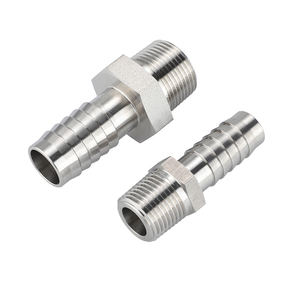 Raccords de tuyauterie en acier inoxydable : Adaptateur égal, Union, Raccord hexagonal mâle droit, Manchons de raccordement, Prolongateur de tuyau - Product Image 3