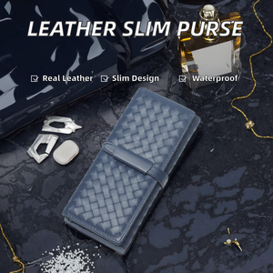2026 Genuine Leather Sheepskin Luxury Slim Waterproof <b>Credit</b> <b>Card</b> <b>Holder</b> Women Designer NewTravel Evening Long Wallet Hasps - Product Image 2