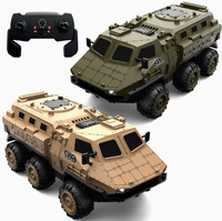 Camion blindé militaire électrique avec amortisseur et radio, tout-terrain 4x4, boîte d'origine