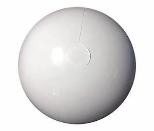 Colore personalizzato e Logo gigante bianco 100 cm Beach <span class=keywords><strong>Ball</strong></span> promozionale regalo pubblicitario enorme acqua palla gonfiabile giocattolo