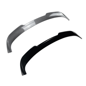 Volkswagen T-Roc Rear Trunk Spoiler Piano Black Carbon Fiber Texture Ducktail ABS Wing 2017 - Product Image 5