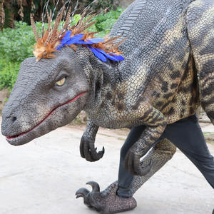Costume de dinosaure réaliste et grandeur nature pour adulte, idéal pour les farces <span class=keywords><strong>d</strong></span>'Halloween et les films - Product Image 2