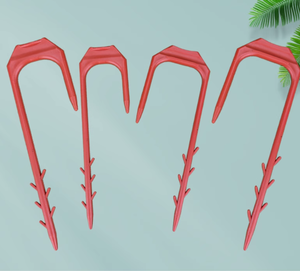 Fabrika doğrudan plastik sabit mikro su borusu tırnak zemin çatal damla sulama kanca - Product Image 3