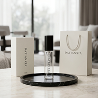 Flacon de parfum neutre de luxe du fabricant, flacon de parfum vide transparent en verre avec vaporisateur et bouchon magnétique