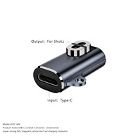 Connecteur de Conversion de charge à vitesse rapide Shokz Port magnétique à 2 broches vers adaptateur de Type C pour écouteurs Shokz Sport avec trou de serrure