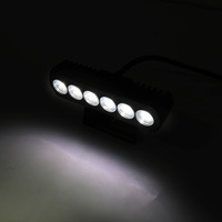 Barre lumineuse de travail LED de 6.3 pouces en gros 17.5W 2100LM faisceau de tache et d'inondation DC 10V-30V pour camion SUV ATV UTV tracteur tout-terrain