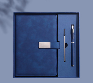 IStapromo Gifts Wholesale Promotional Luxury Gifts Items A5 Leather Notebook Luxury Business Gift Sets Customizable <b>Note</b> <b>Book</b> - Product Image 6