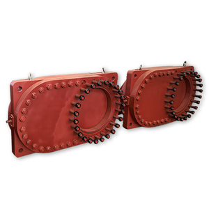 Compuerta de RF con Brida Dentada Manual de 30'' ANSI Clase 600 de Buena Calidad, Tipo Sándwich TDW para Conexión en Caliente y Corte de Línea - Product Image 2