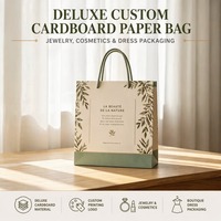 Sac en papier personnalisé de luxe avec logo imprimé pour bijoux, cosmétiques, robes, sac en papier cartonné avec votre propre logo