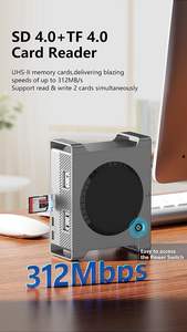 Base con Hub USB C SYONG con Carcasa para Ranura SSD <span class=keywords><strong>M</strong></span>.2 NVME para Mac Mini M4/M4 Pro, Estación de Acoplamiento USB-C, HDMI, USB3.2 Gen2, SD4.0+TF4.0 - Product Image 5